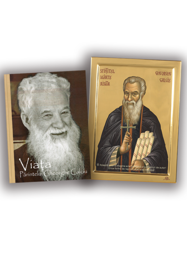 OFERTA: CARTEA VIATA PR. GHEORGHE CALCIU SI ICOANA