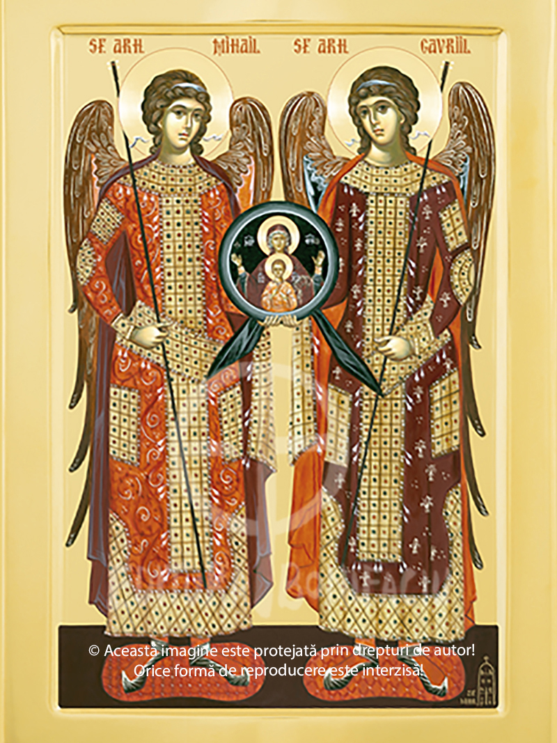 Icoana Sfintii Arhangheli Mihail si Gavriil