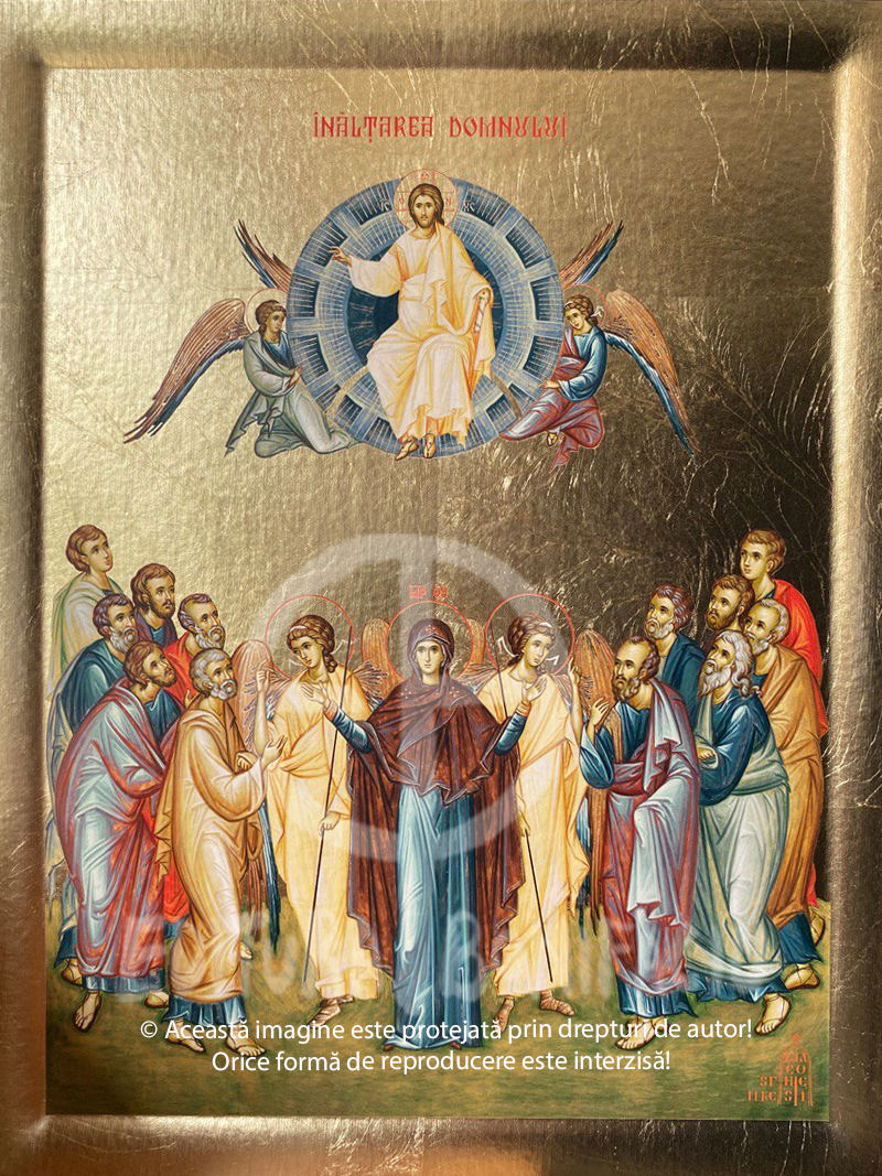 Inaltarea Iisus Hristos - icoana cu aur