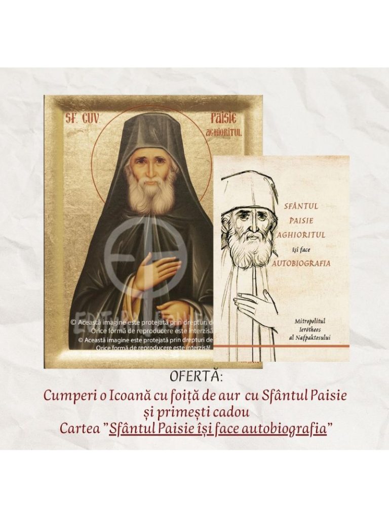Sfantul Paisie Aghioritul_icoana si carte