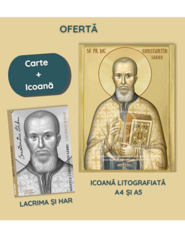 Lacrima si har si icoana Sfantul Constantin Sarbu